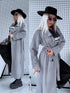 Knitted cardigan "NOBODY 7782" - GREY